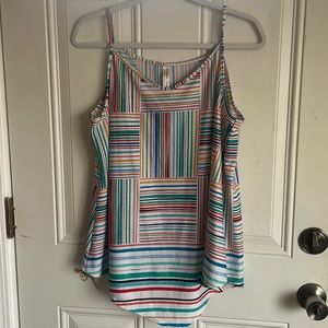 PerSeption Concept colorful striped tank top